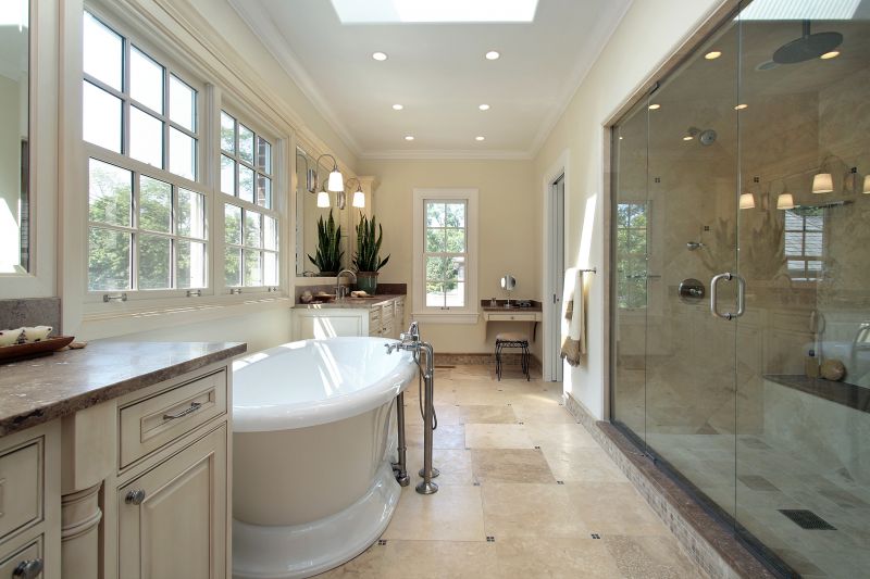 Spacious Master Bath Layouts